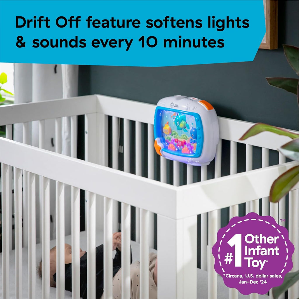 Baby Einstein Sea Dreams Soother Musical Crib Toy and Sound Machine, Newborn and up Jansha Store