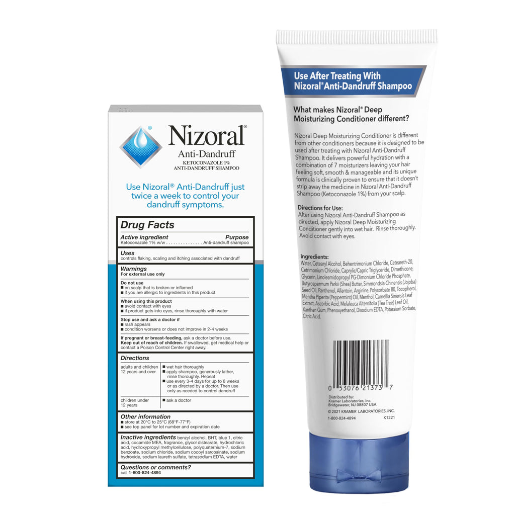 Nizoral Anti-Dandruff Shampoo with 1% Ketoconazole, Fresh Scent, 7 Fl Oz Jansha Store