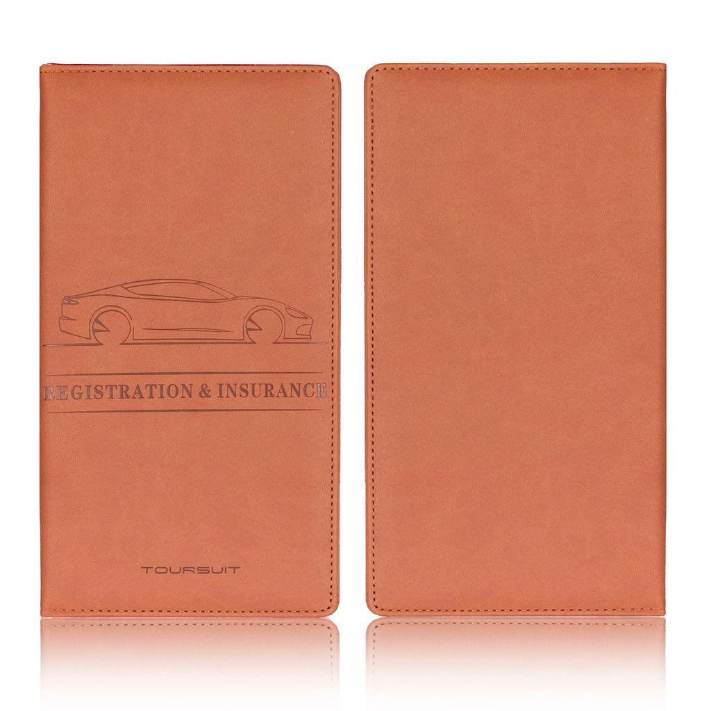 TOURSUIT Car Registration and Insurance Card Holder, Marble Black Jansha Store
