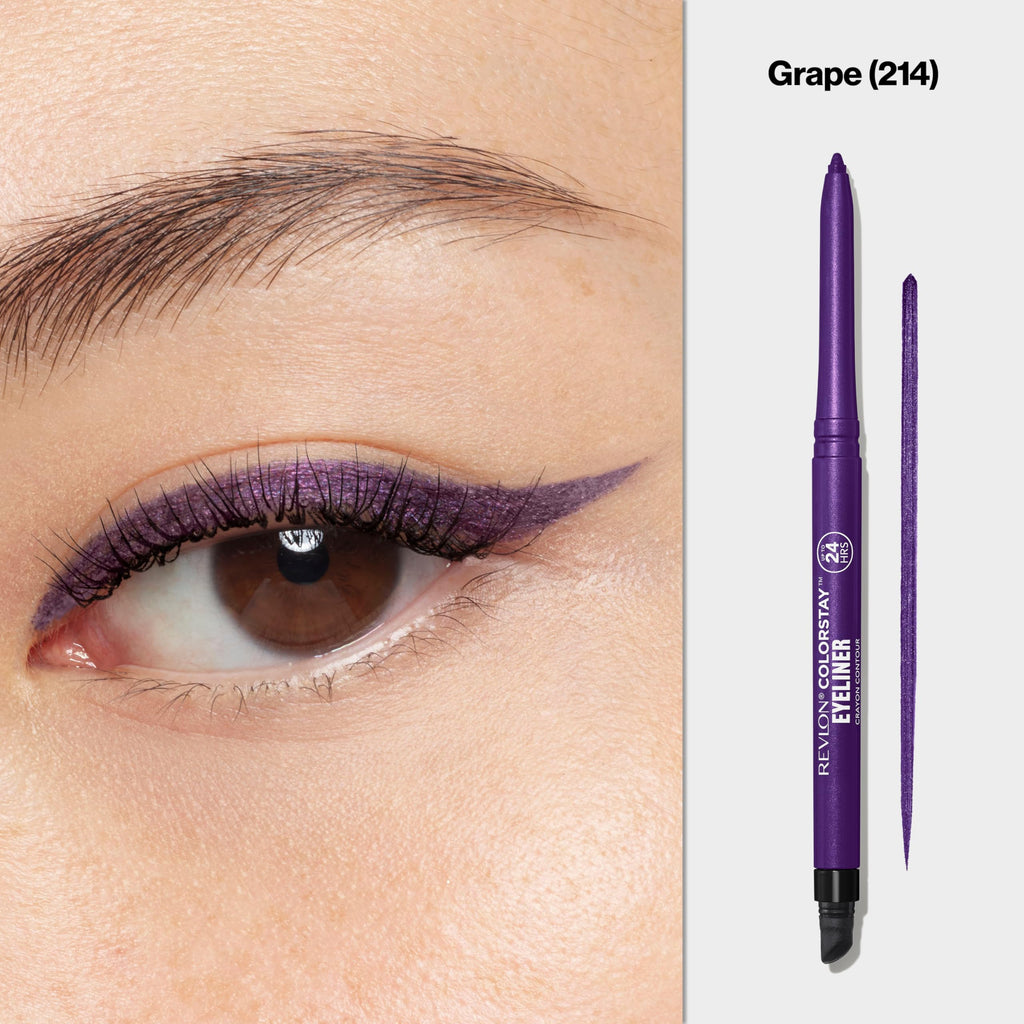 Revlon ColorStay Pencil Waterproof Eyeliner, 201 Black, 2 pack Jansha Store