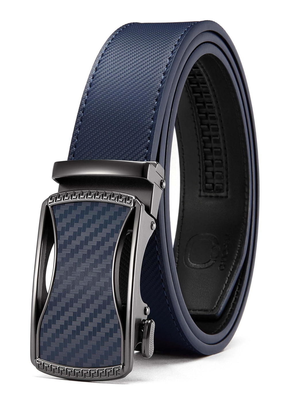 CHAOREN Men's Leather Ratchet Belt - Customizable Fit (35mm) Jansha Store