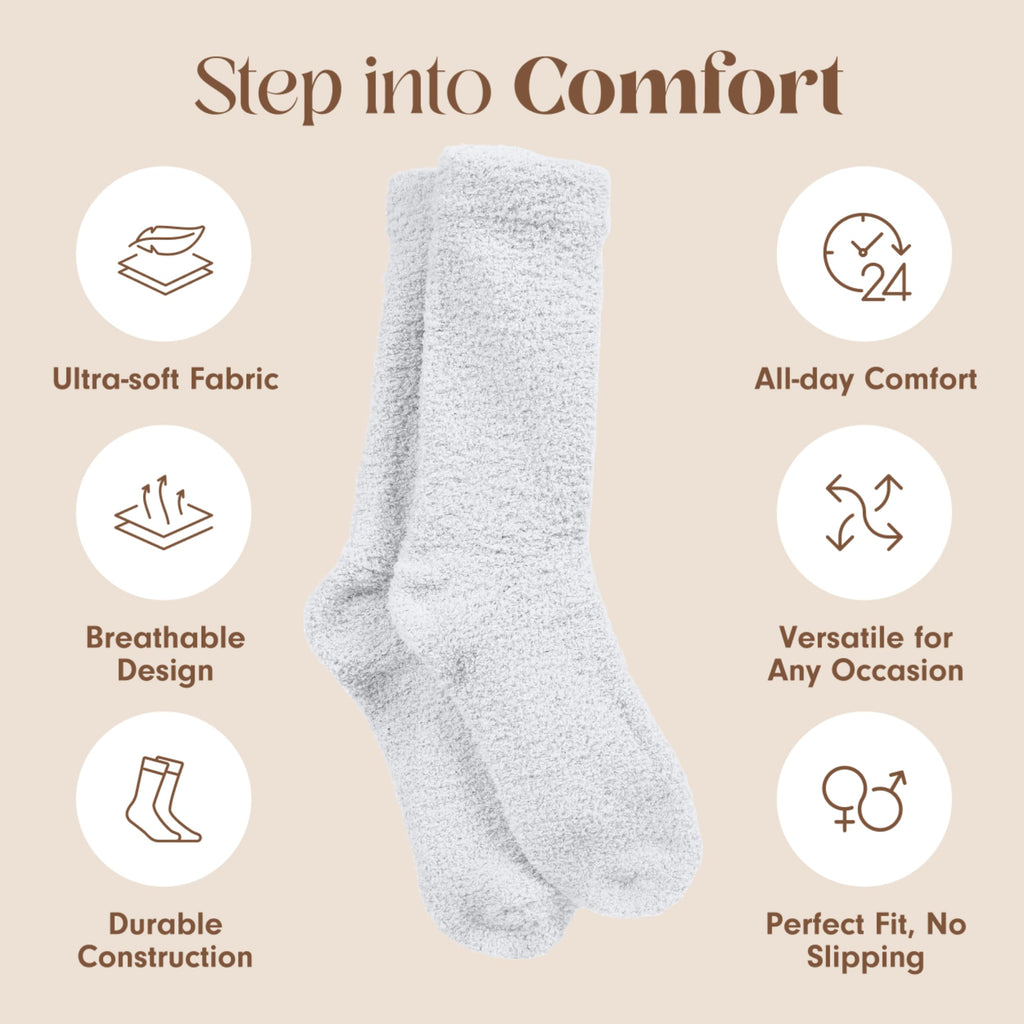 Unboxme Gifts Warm & Cozy Ultra-Luxe Cloud Fuzzy Socks, Gifts for Women Jansha Store
