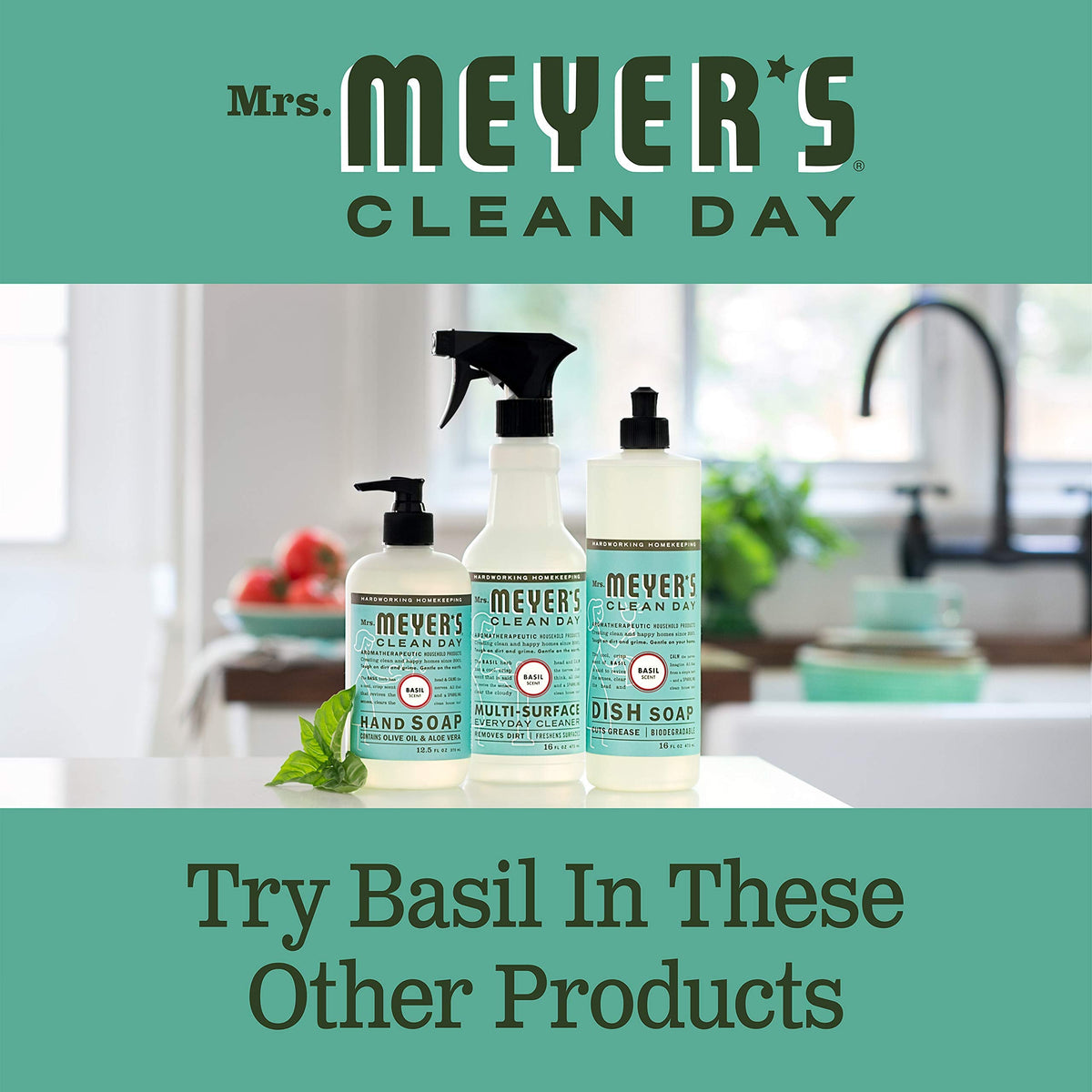 MRS. MEYER'S CLEAN DAY Hand Soap Refill, Lemon Verbena Scent, 33 Fl Oz Bottle Jansha Store