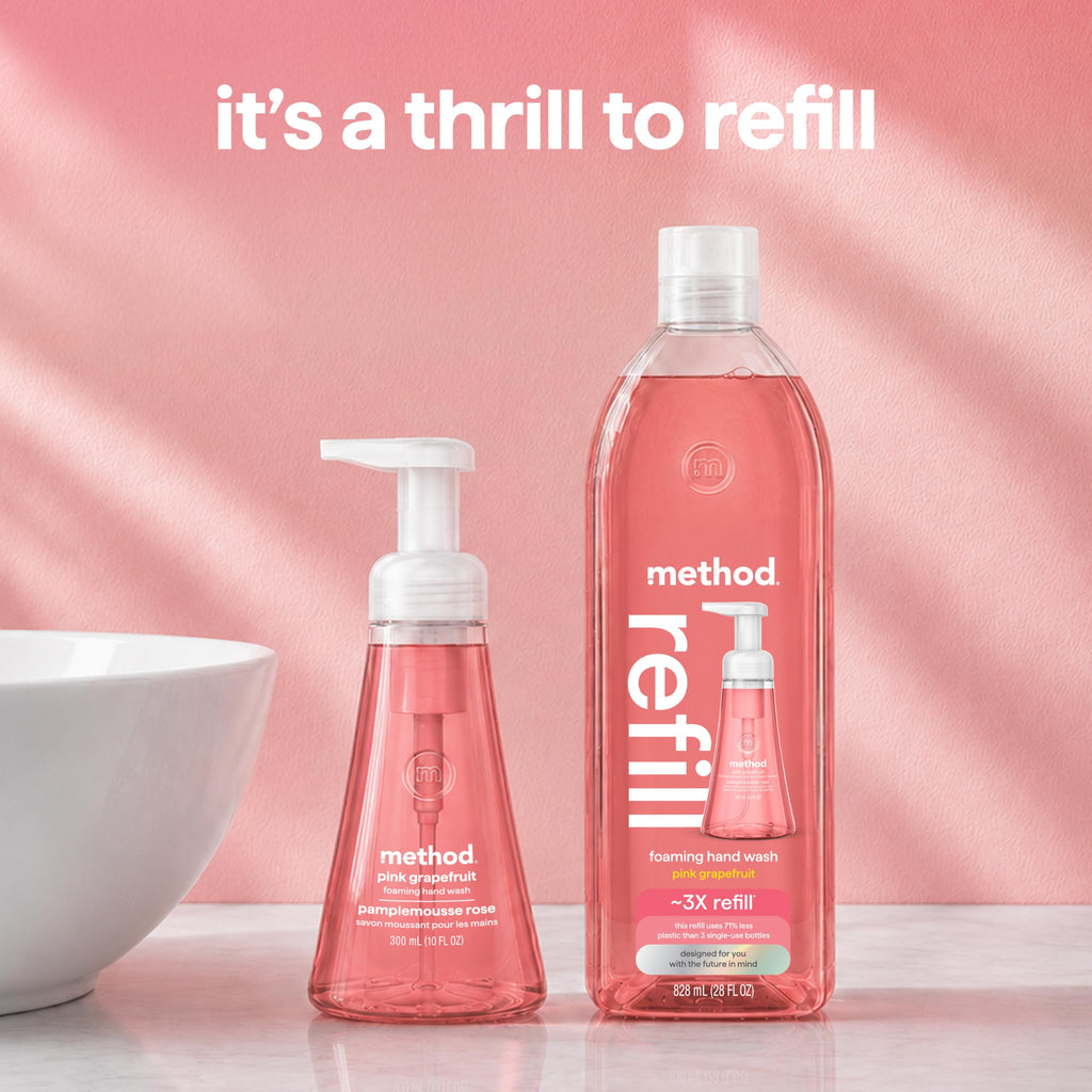 method Foaming Hand Wash, Waterfall, 10 fl oz, 3 pack Jansha Store