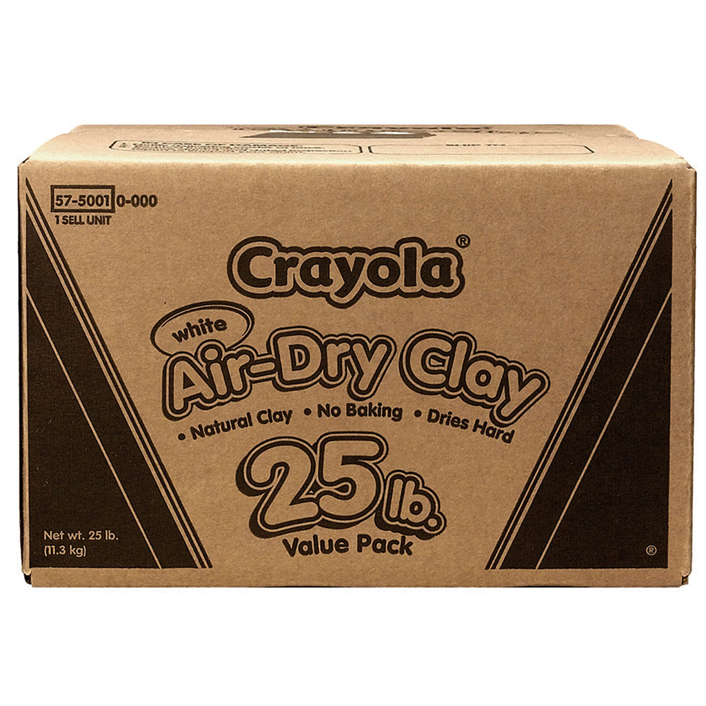 Crayola Air Dry Clay (5lbs), Teacher Supplies, Natural White Modeling Clay for Kids, Sculpting Material, Bulk Craft Supplies for Art Classrooms Jansha Store