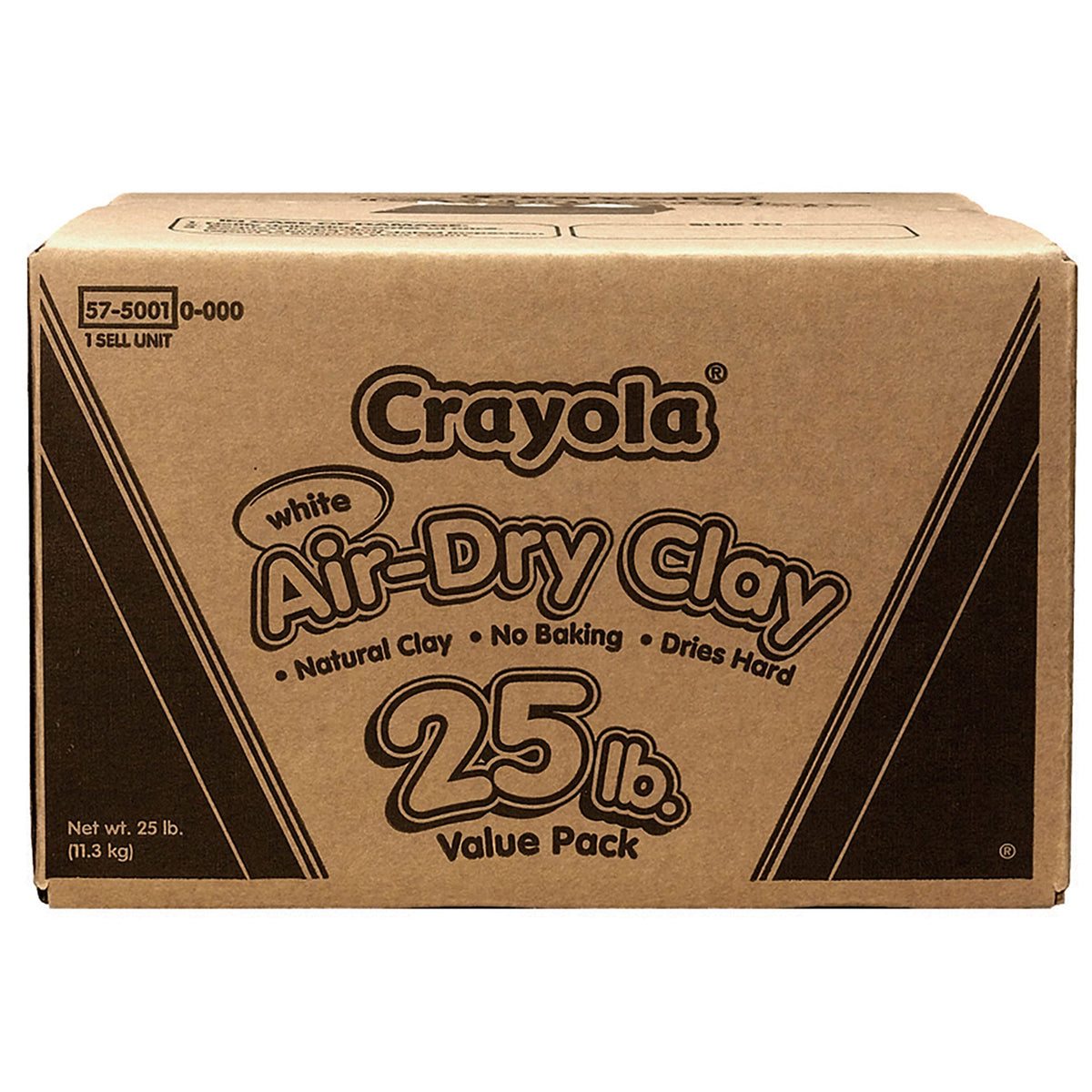 Crayola Air Dry Clay (5lbs), Teacher Supplies, Natural White Modeling Clay for Kids, Sculpting Material, Bulk Craft Supplies for Art Classrooms Jansha Store