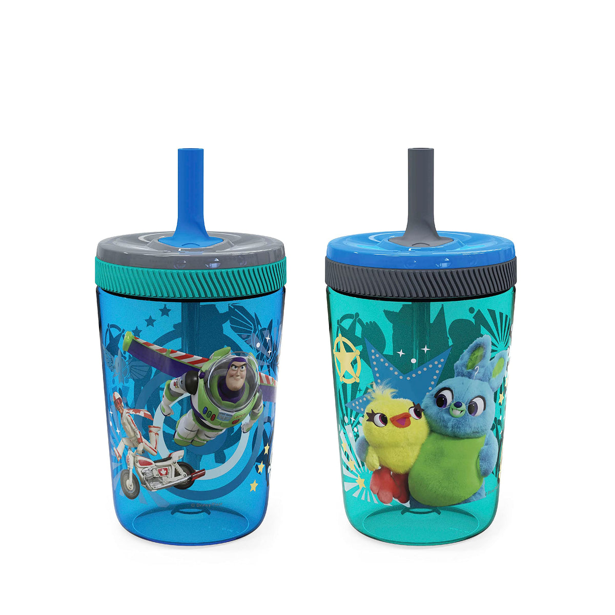 Zak Designs Blippi Kelso Toddler Cups For Travel or At Home, 2-Count Durable Plastic Sippy Cups With Leak-Proof Design is Perfect For Kids (Blippi), 15 Ounces (Pack of 12) Jansha Store