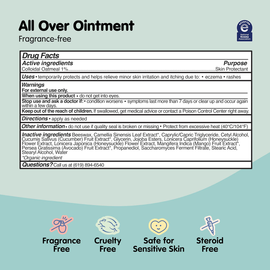 Tubby Todd All Over Ointment, Baby Eczema Cream for Sensitive Skin Jansha Store