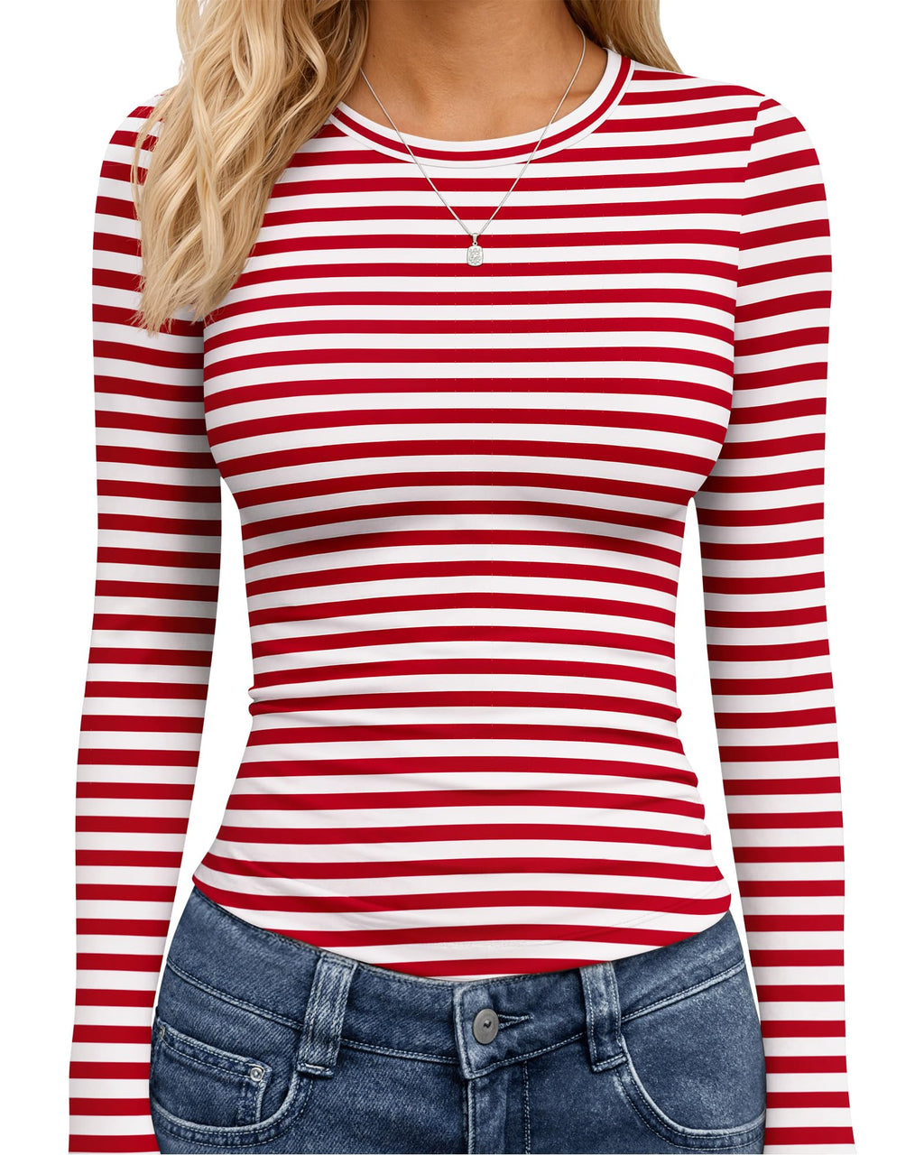 TNNZEET Long Sleeve Shirts for Women Fall Fashion Workout Crop Top Y2K 2026 Jansha Store