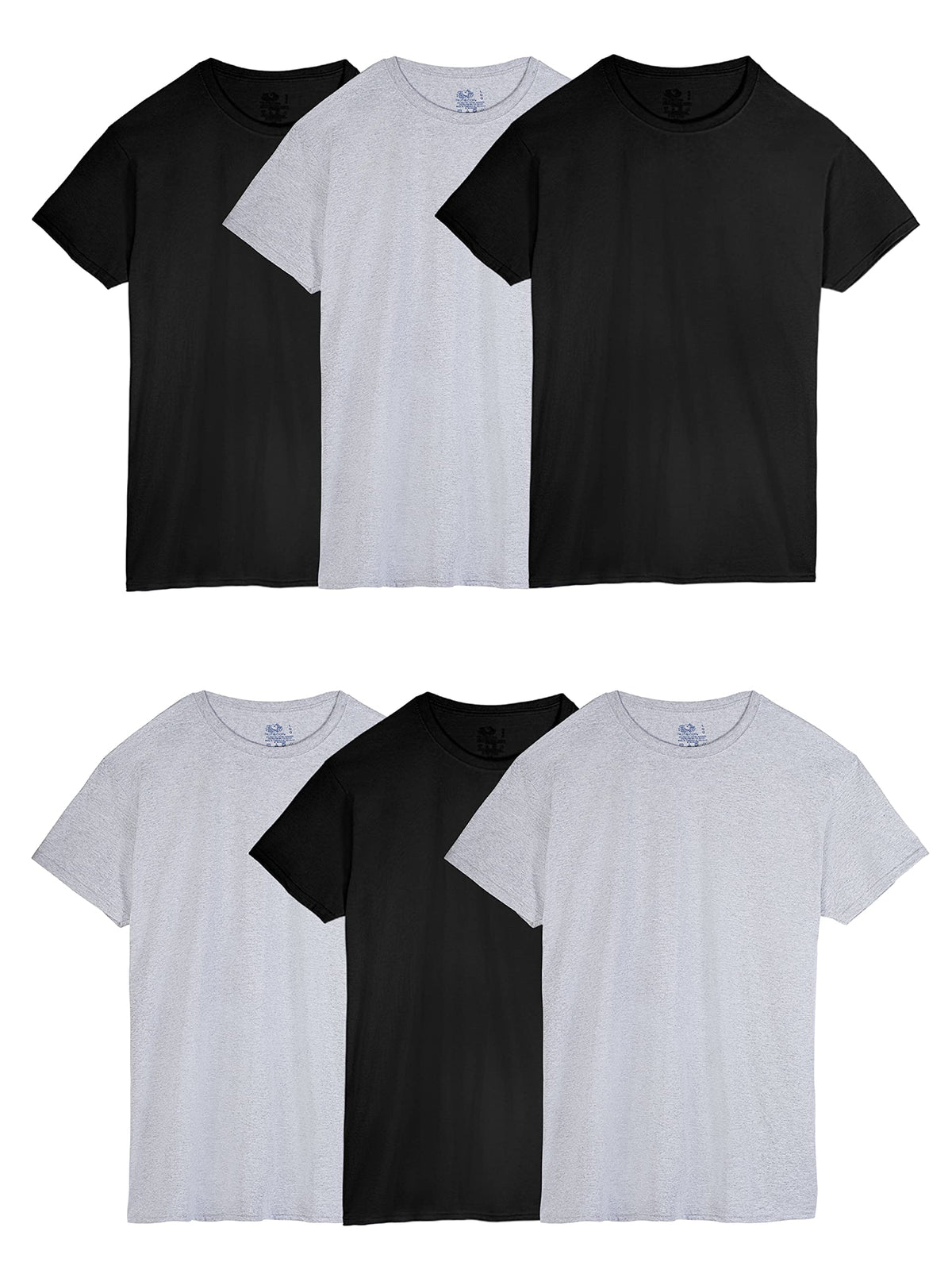 Fruit of The Loom Men's Crew Tee Undershirts, Moisture Wicking & Tag Free, Also Available in Big & Tall Jansha Store