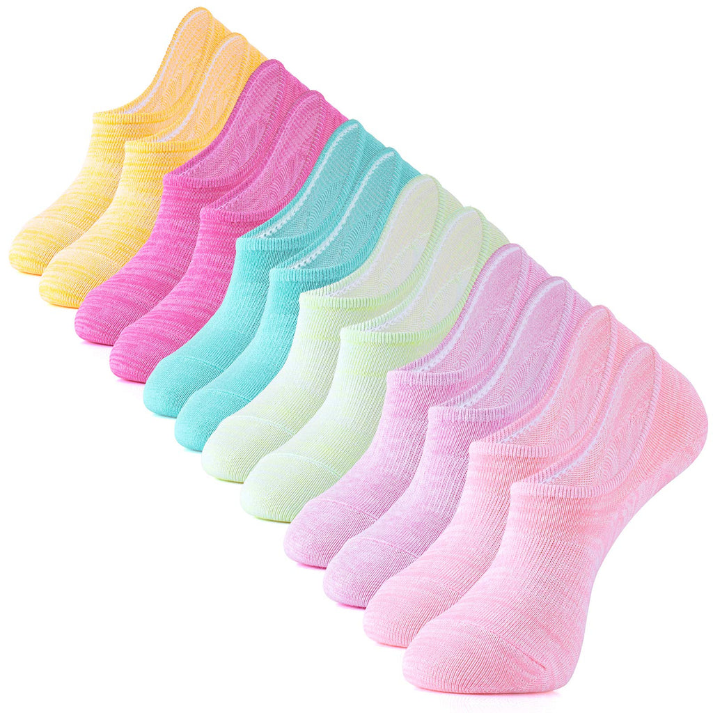 IDEGG Women & Men No Show Low Cut Anti‑Slip Casual Sports Running Socks Jansha Store