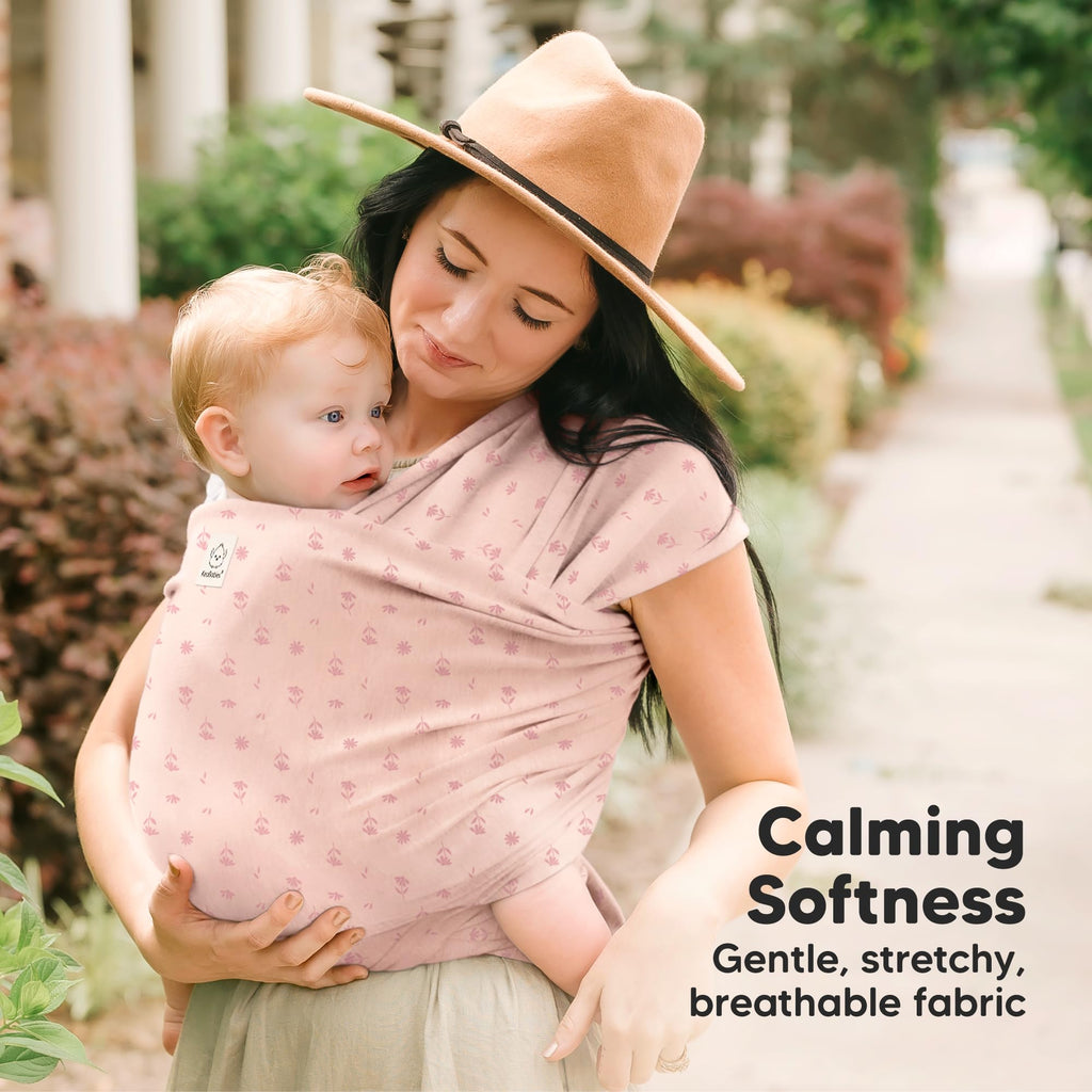 KeaBabies Baby Wrap Carrier, All in 1 Original Baby Carrier, Trendy Black Jansha Store