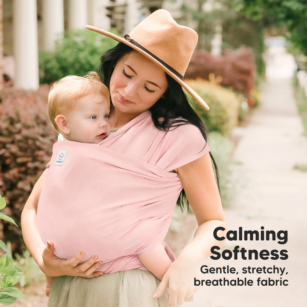 KeaBabies Baby Wrap Carrier, All in 1 Original Baby Carrier, Trendy Black Jansha Store