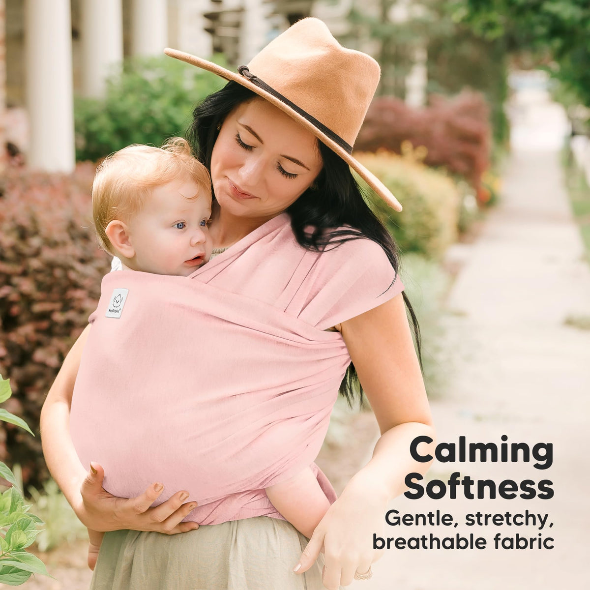 KeaBabies Baby Wrap Carrier, All in 1 Original Baby Carrier, Trendy Black Jansha Store
