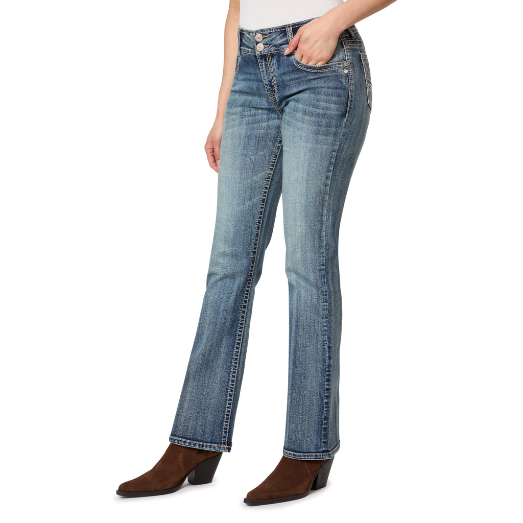 WallFlower Luscious Curvy Bootcut Jeans for Women, Sizes 0-24 Jansha Store