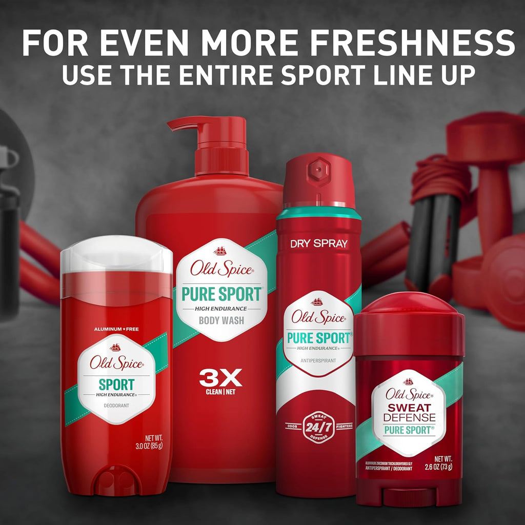 Old Spice Deodorant for Men, Aluminum Free, Sport Scent, 3.0 oz Pack of 3 Jansha Store