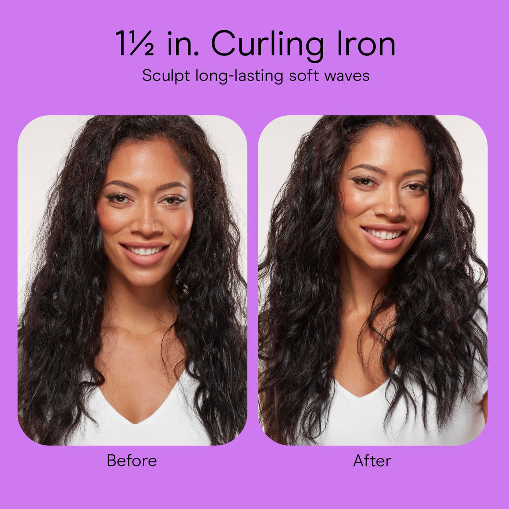 Conair Curling Iron, Double Ceramic, 1/2-in. Barrel, White/Rose Gold Jansha Store