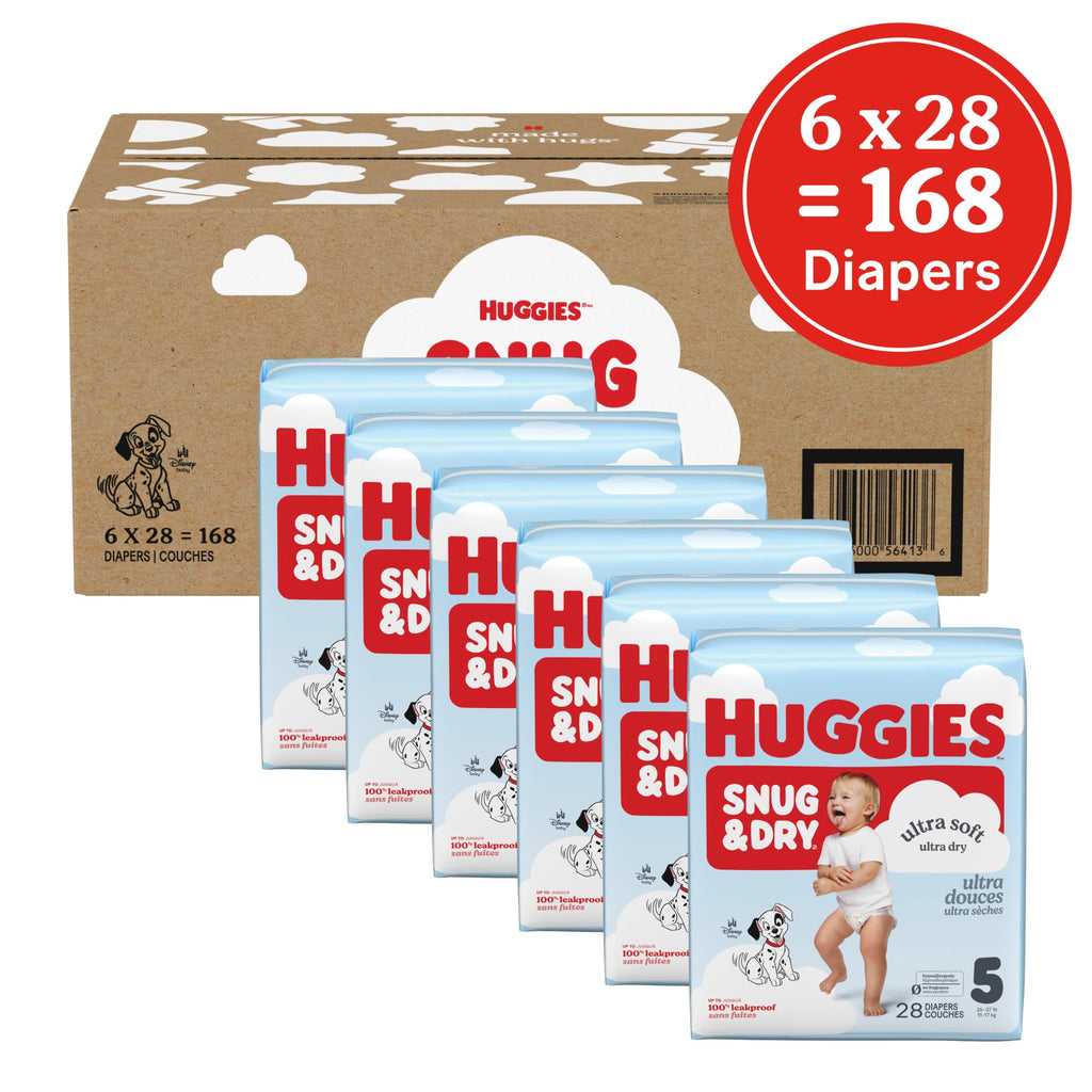 Huggies Snug & Dry Diapers Size 1, 44 Count Jansha Store