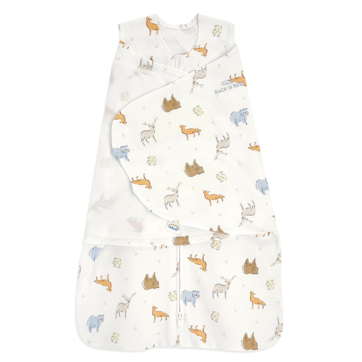 HALO SleepSack Swaddle | Cotton | 1.5 TOG | 6-12 lbs |Floral Stripe Jansha Store