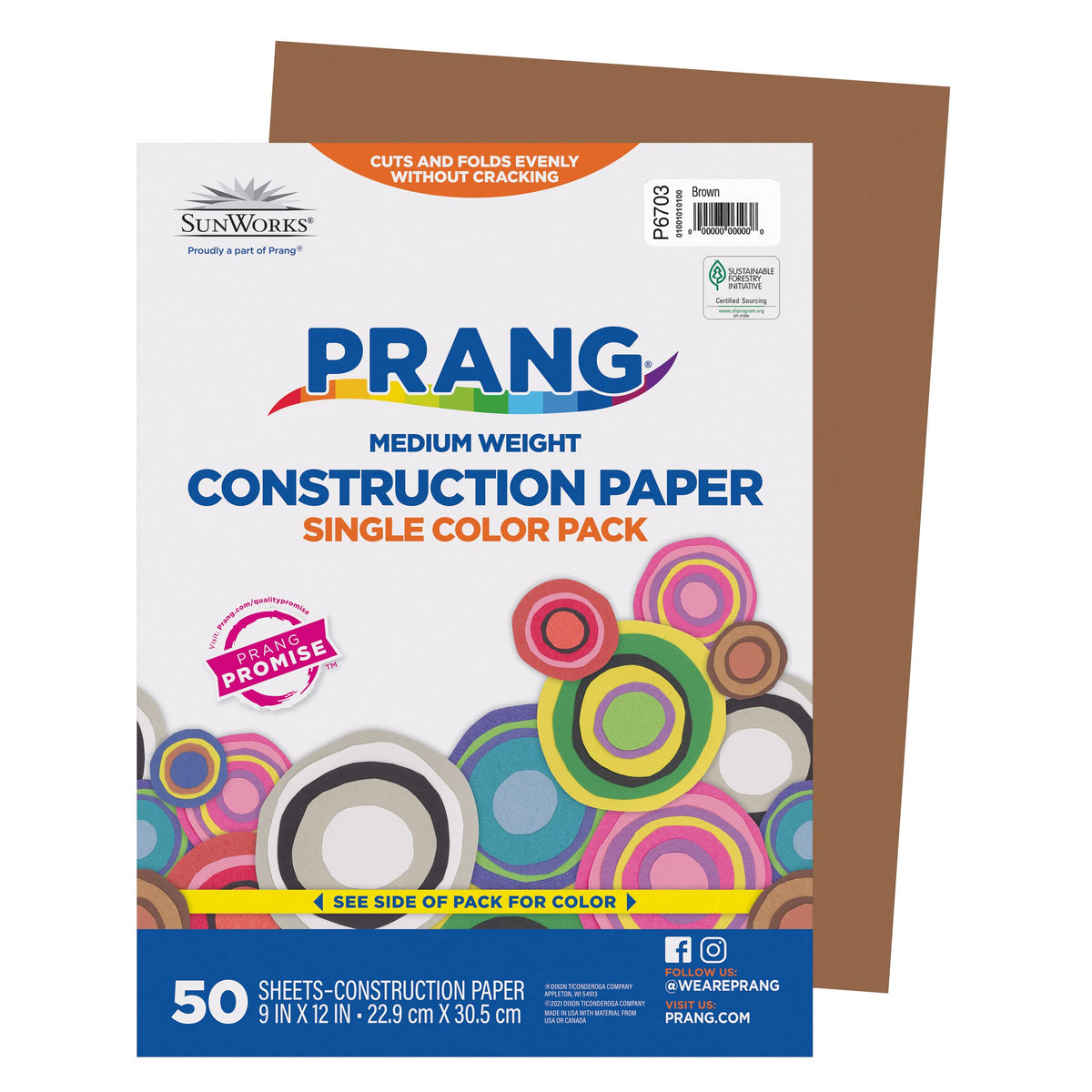 Prang (Formerly SunWorks) Construction Paper, Pink, 9" x 12", 50 Sheets Jansha Store