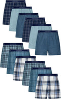 Hanes Men's Underwear Boxers Pack, Cool & Breathable Cotton Underwear, Moisture-Wicking Boxers for Men Jansha Store