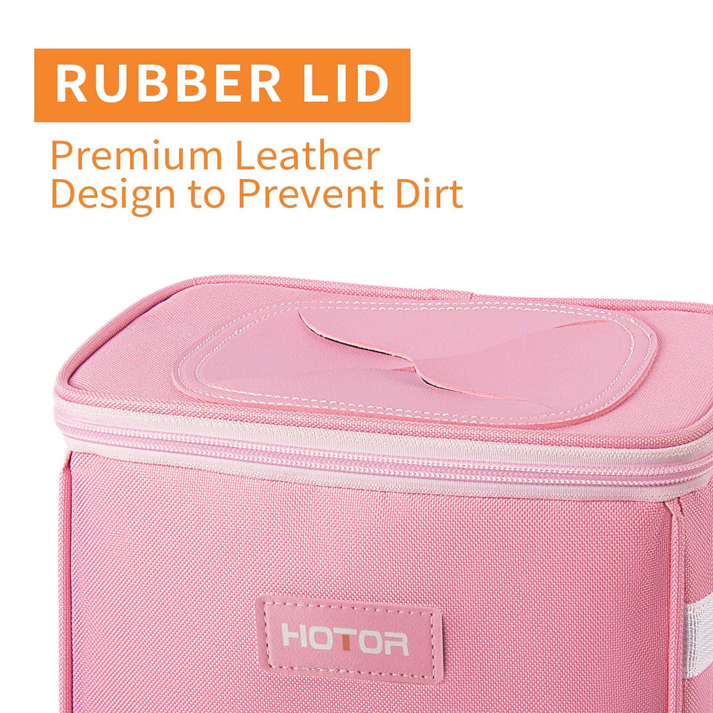 HOTOR Car Trash Can, Leakproof Car Organizer, 2-Gallon, Black Jansha Store