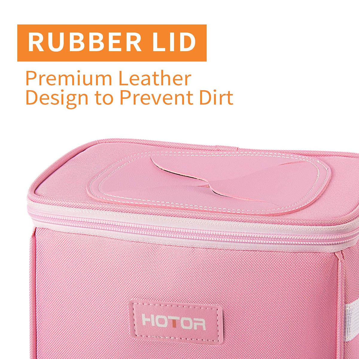 HOTOR Car Trash Can, Leakproof Car Organizer, 2-Gallon, Black Jansha Store