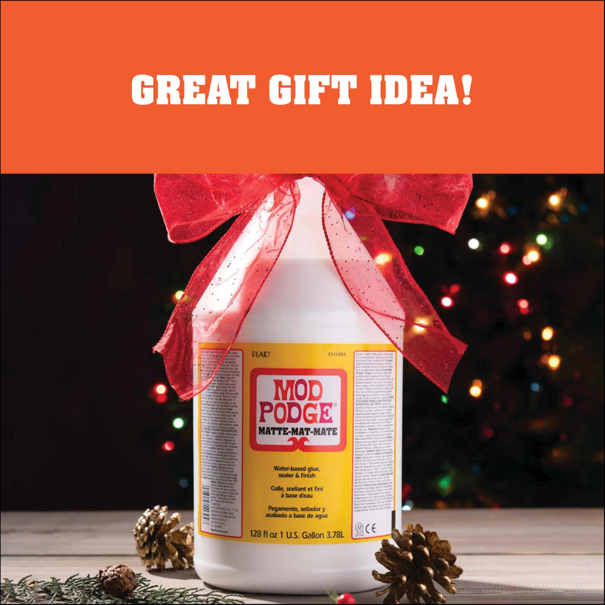 Mod Podge CS11302B Waterbase Sealer, Glue and Finish, 16 oz, Matte- (Pack of 12) Jansha Store