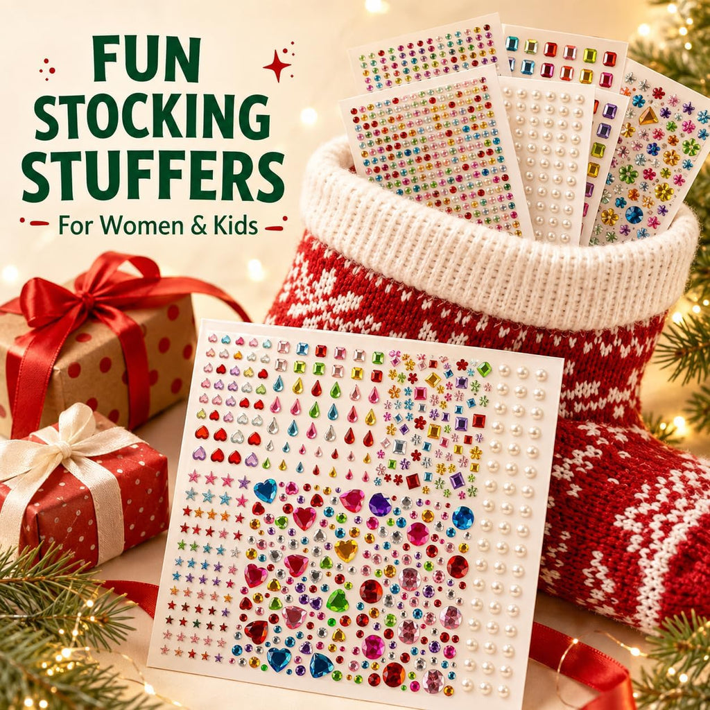 Stocking Stuffers,3528PCS Gem Stickers,Scrapbook Supplies Rhinestones Craft Jansha Store