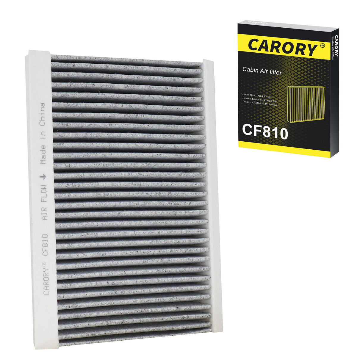 CARORY Cabin Air Filter w/Activated Carbon for Honda Accord 2003–2022, Civic 2006–2015, CR-V 2007–2016, Odyssey 2005–2017, Pilot 2009–2022, Ridgeline 2006–2025, Acura MDX 2007–2020, and More, CF134 Jansha Store