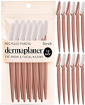 Kitsch Dermaplane Razor for Women Face – Terracotta, 12 pcs Jansha Store