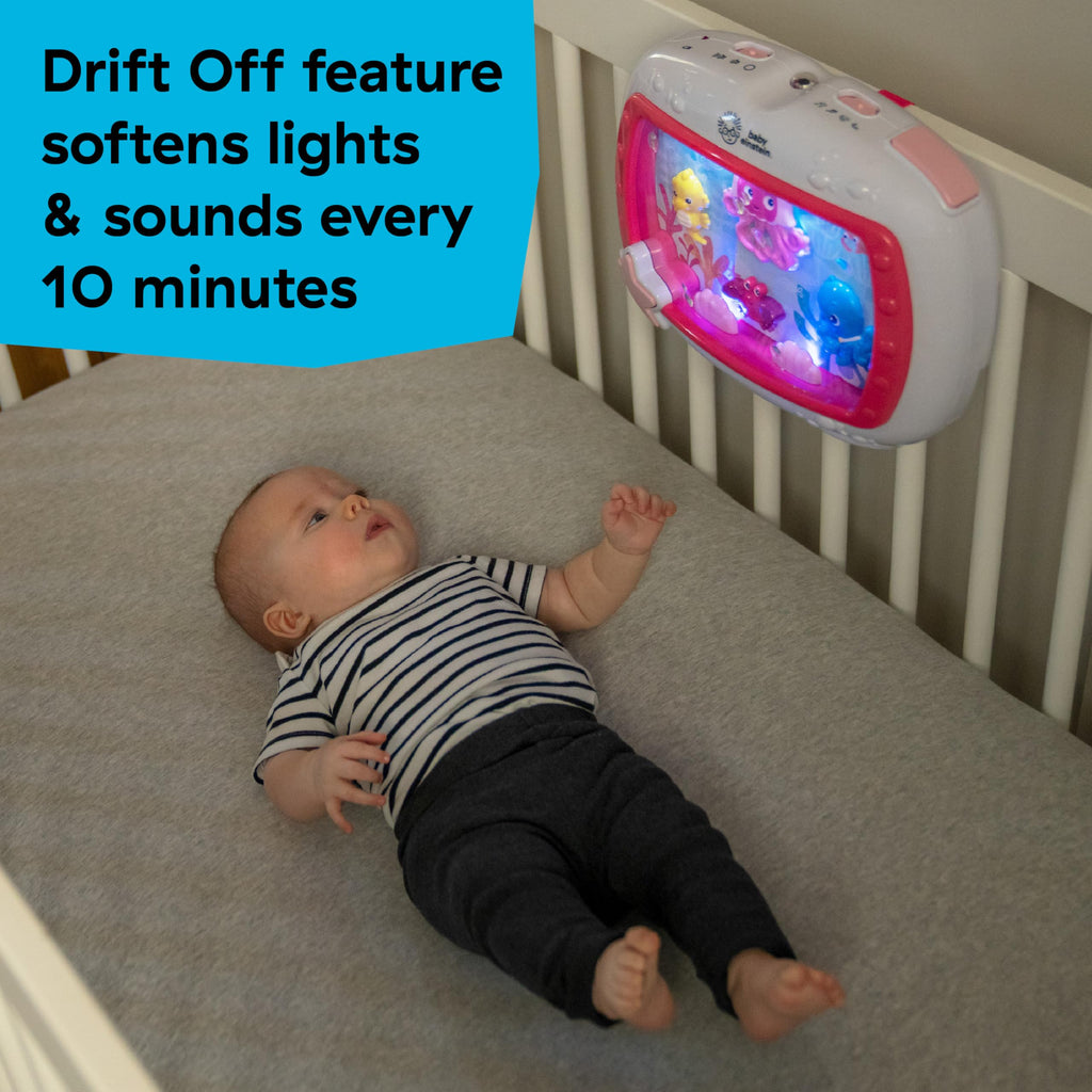 Baby Einstein Sea Dreams Soother Musical Crib Toy and Sound Machine, Newborn and up Jansha Store