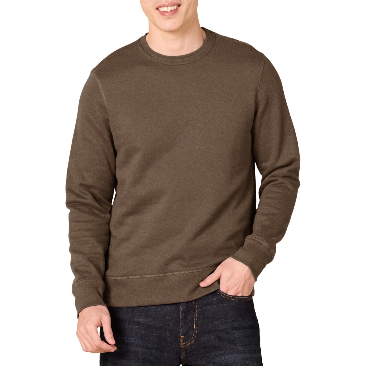 Amazon Essentials Men's Crewneck Fleece Sweatshirt Jansha Store
