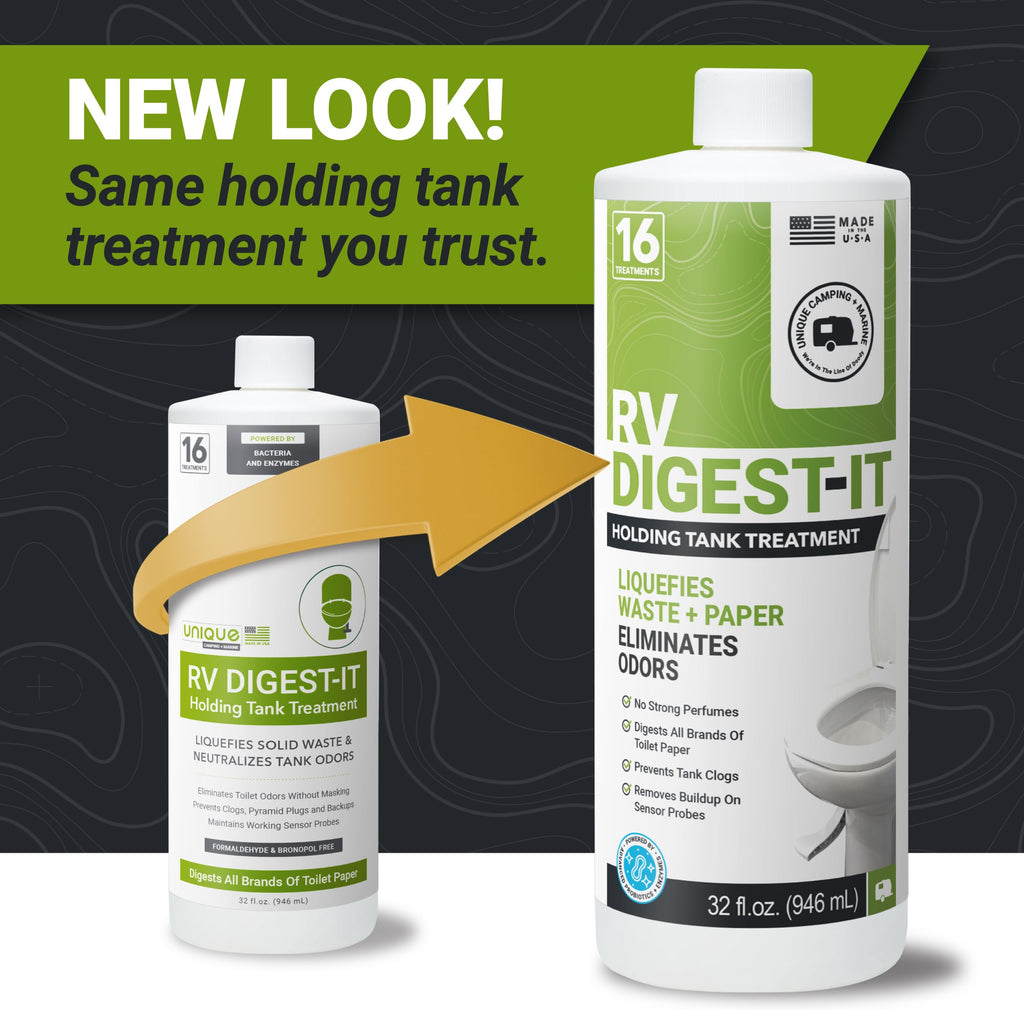 Unique RV Toilet Treatment, RV Digest-It Ultra Liquid, 32 Uses Jansha Store