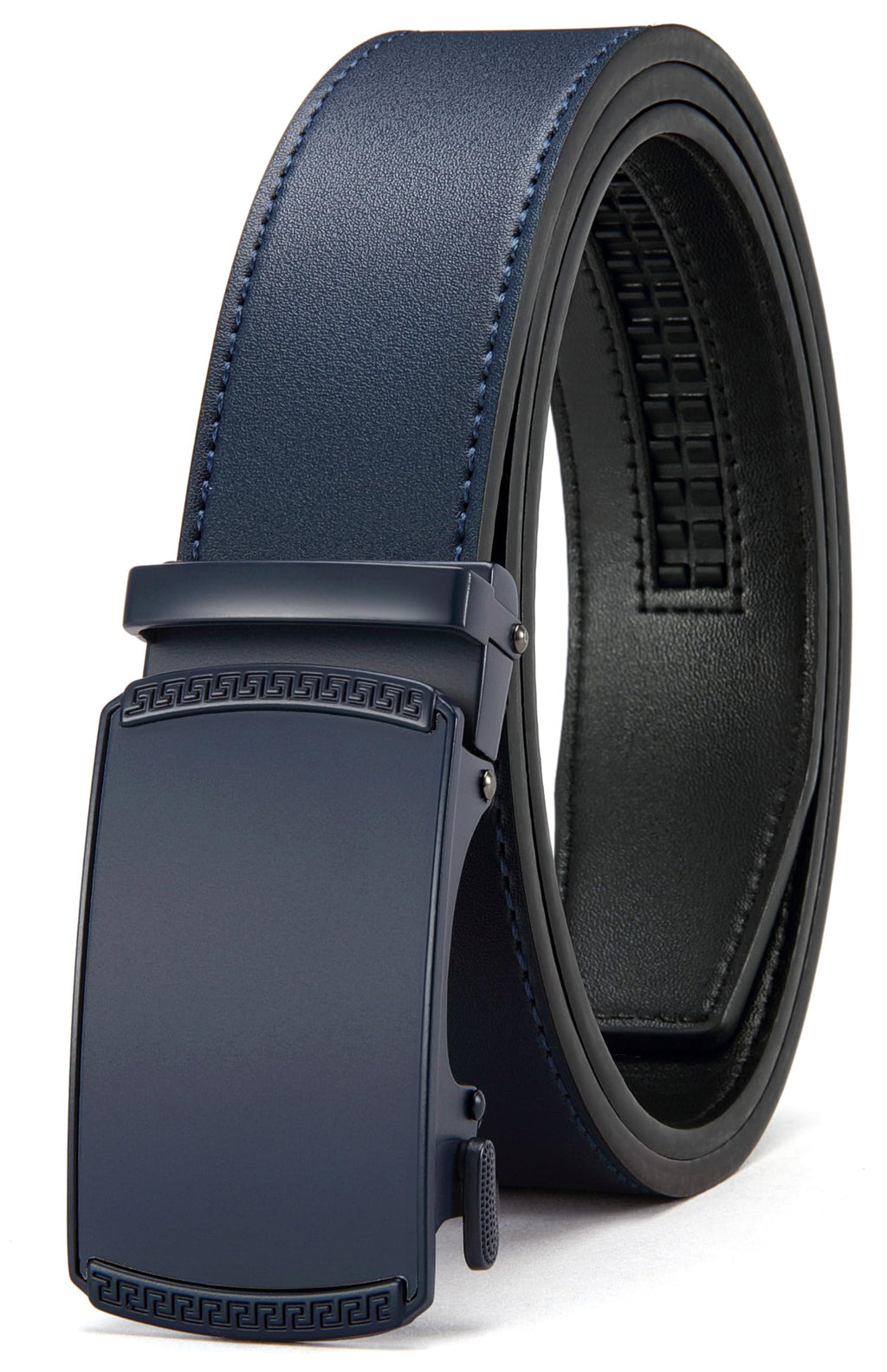 CHAOREN Men's Leather Ratchet Belt - Customizable Fit (35mm) Jansha Store