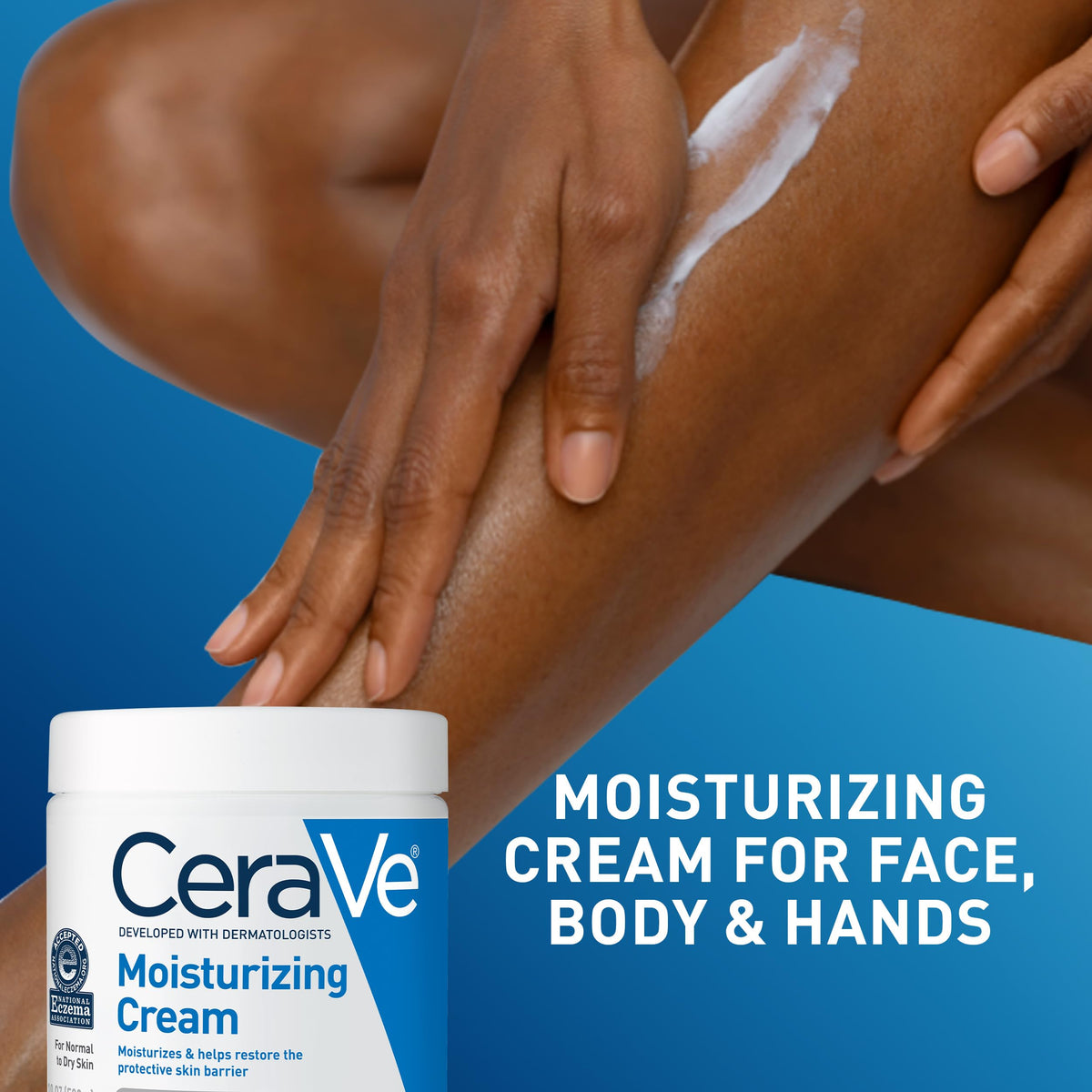 CeraVe Moisturizing Cream, Face & Body Moisturizer for Dry Skin, 19oz Jansha Store