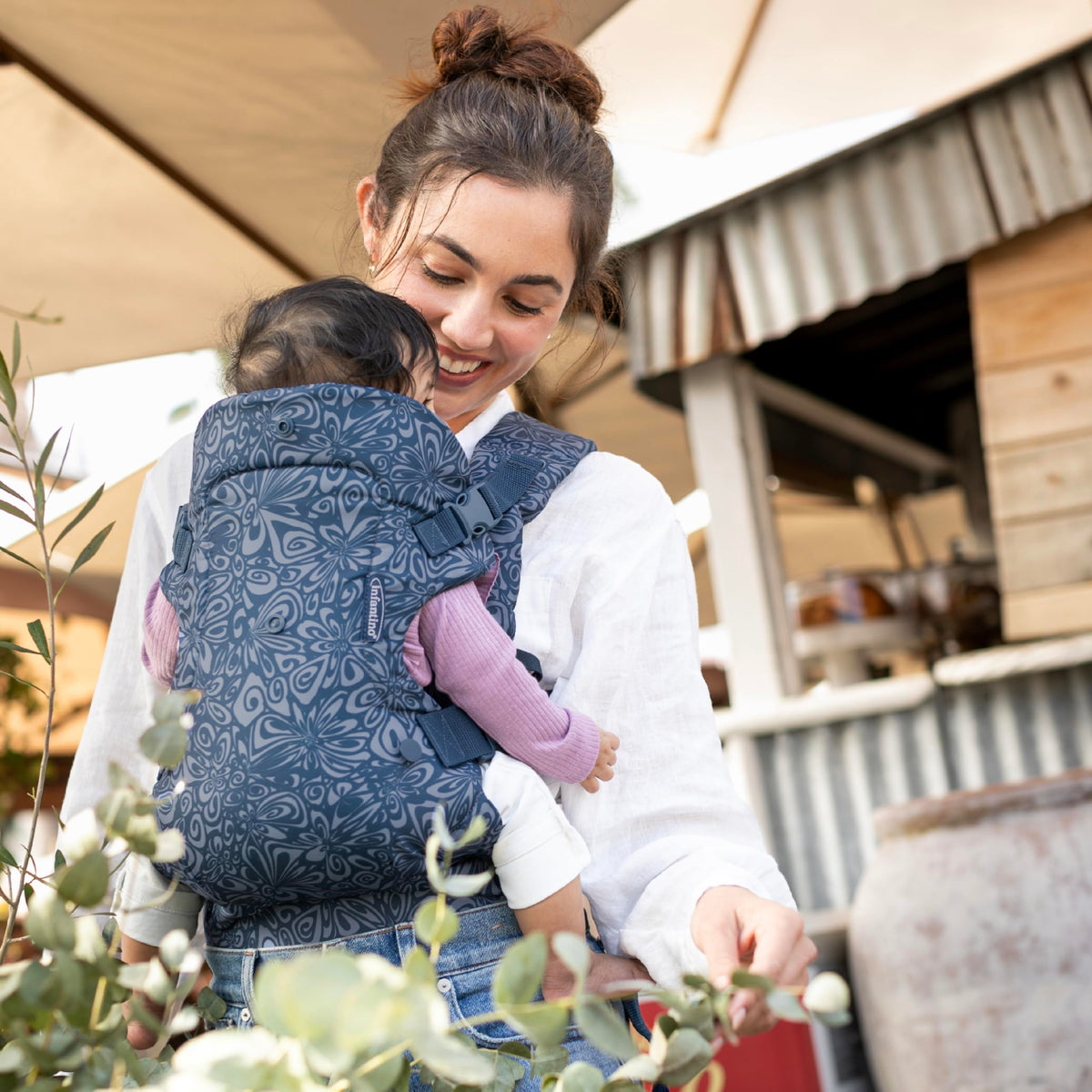 Infantino Flip 4-in-1 Baby Carrier Convertible Ergonomic, Rainbow Jansha Store