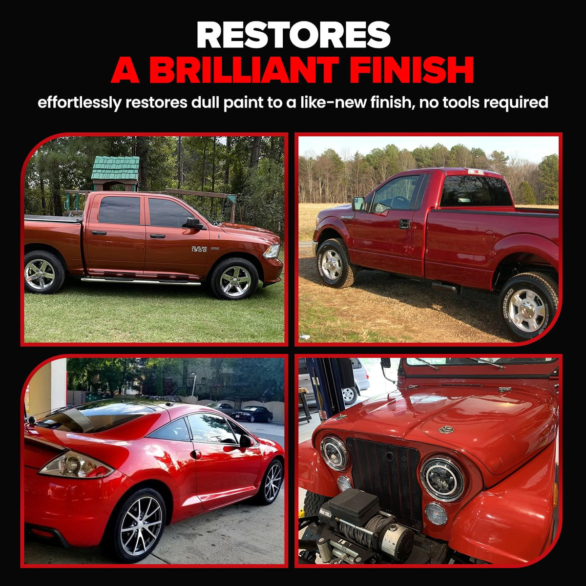 Carfidant Scratch Repair and Swirl Remover - Car Paint Scratch Remover & Restorer Kit with Buffer Pad - Polishing & Waxing Kits - Compound for Vehicles Paint Repair - 8.4 fl. Oz. Jansha Store