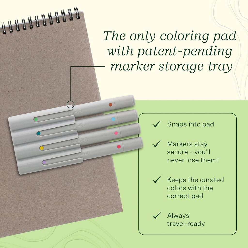 Lifelines FlowArt Activity Pads 3-Pack, Dot-by-Letter Guided Coloring Books Jansha Store