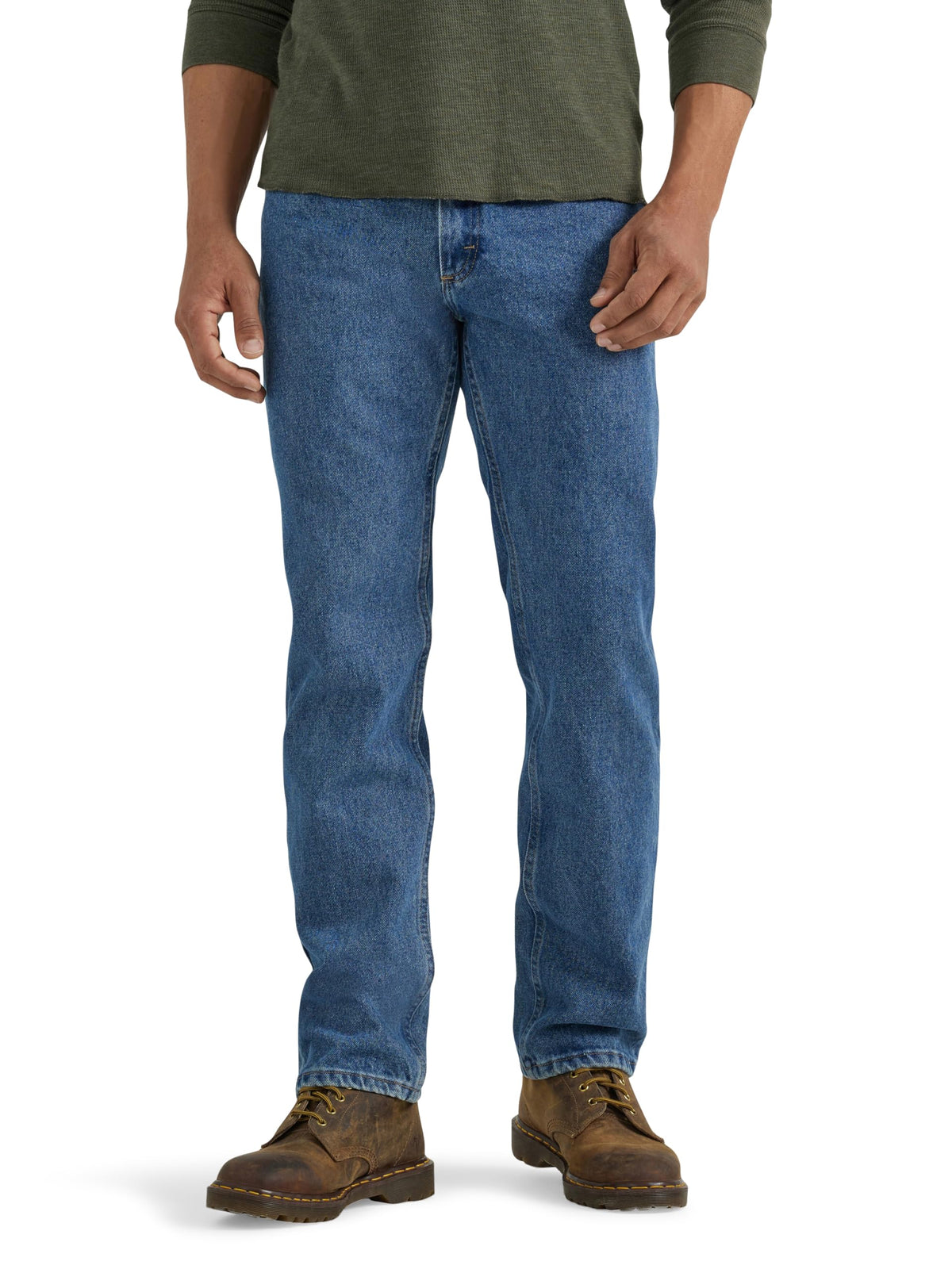 Wrangler Authentics Men's Regular Fit Comfort Flex Waist Jean Jansha Store