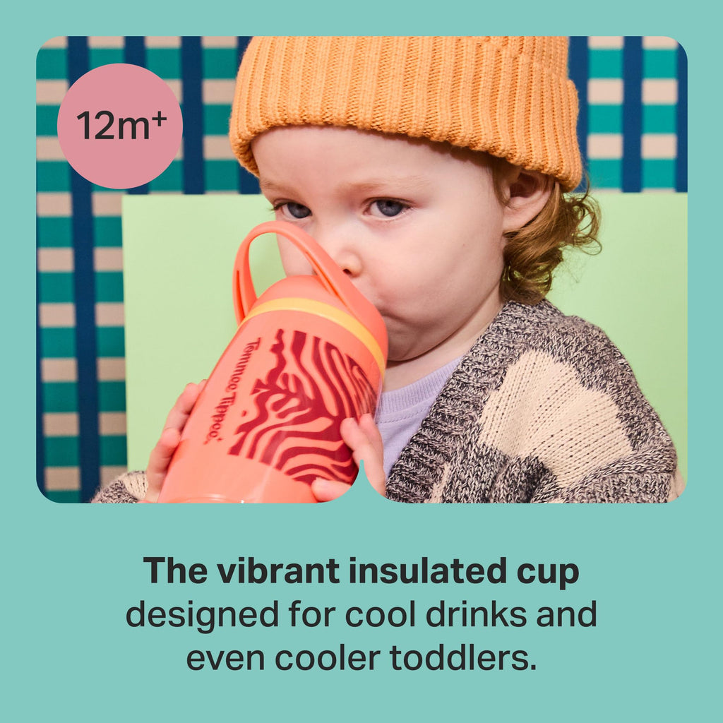 Tommee Tippee Toddler Sippy Cup, Sporty Spout, 1-3 Years, Insulated Jansha Store