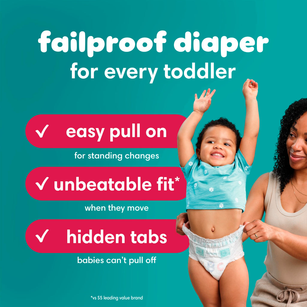Pampers Diapers - Cruisers 360 - Size 5, 128 Count, up to 100% Leakproof Pull-On Diaper for Active Babies Jansha Store