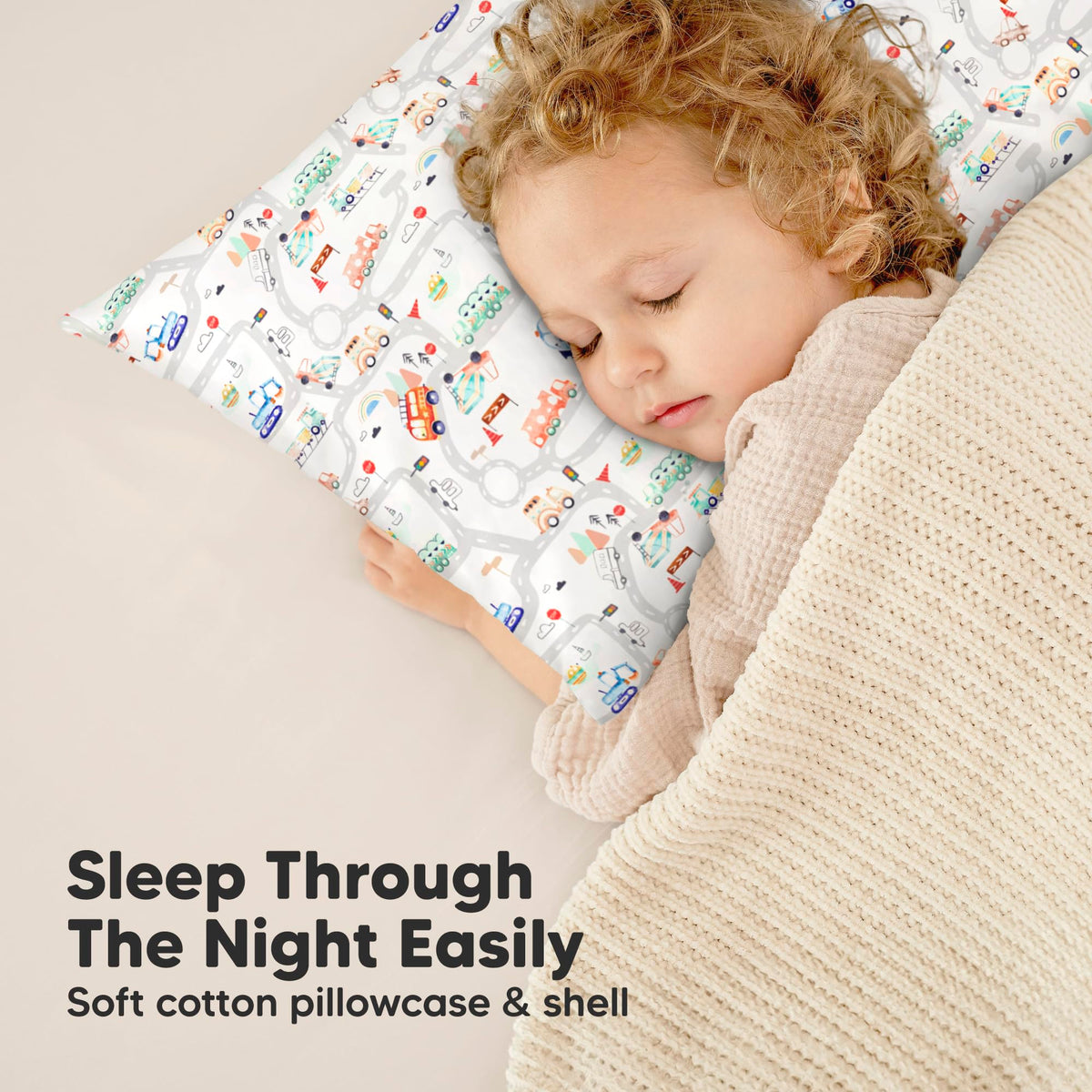 Toddler Pillow with Pillowcase, 13x18 My Little Dreamy Pillow (Flora Vale) Jansha Store