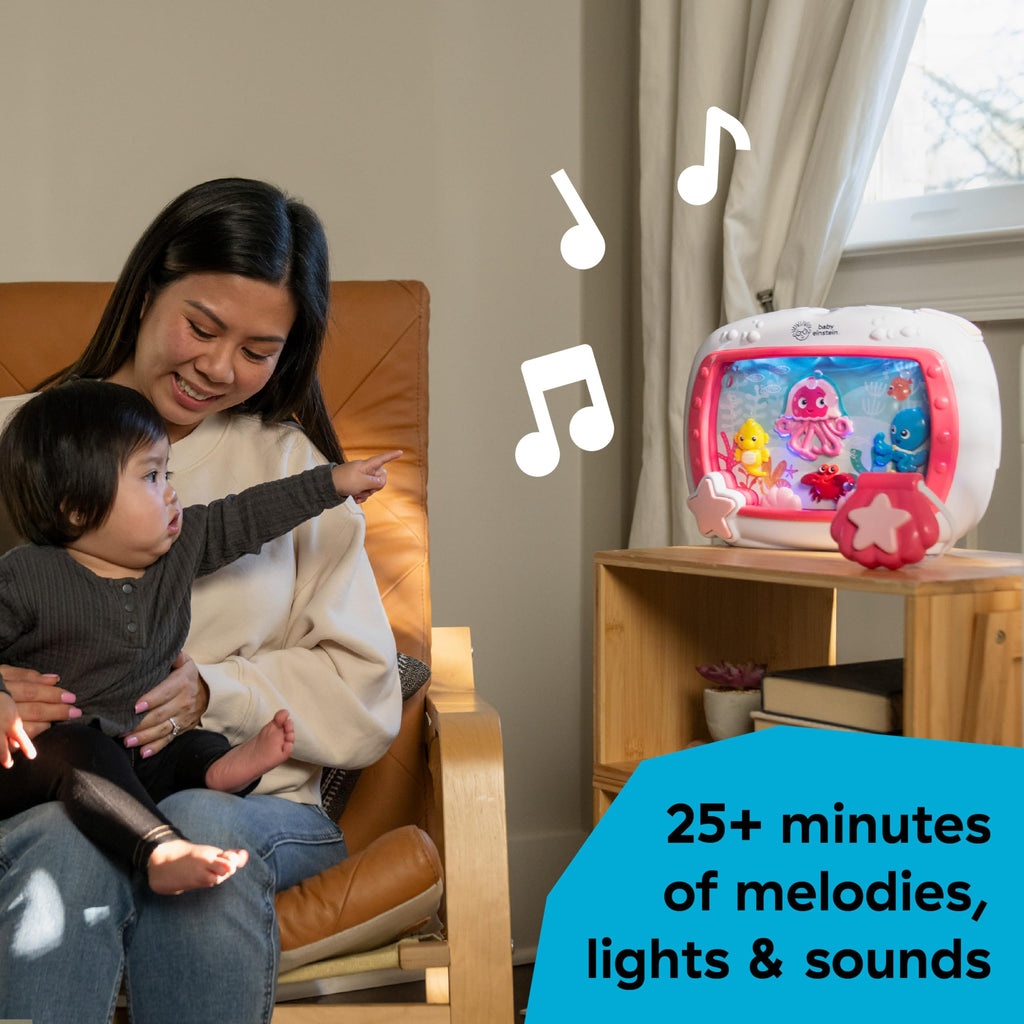 Baby Einstein Sea Dreams Soother Musical Crib Toy and Sound Machine, Newborn and up Jansha Store