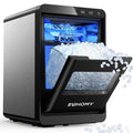 EUHOMY Nugget Ice Maker Countertop, 40Lbs/24H Sonic Ice Maker Machine, Self-Cleaning Pellet Ice Makers with Ice Scoop&Basket, Countertop Pebble Ice Maker for Home/Kitchen/Office Jansha Store