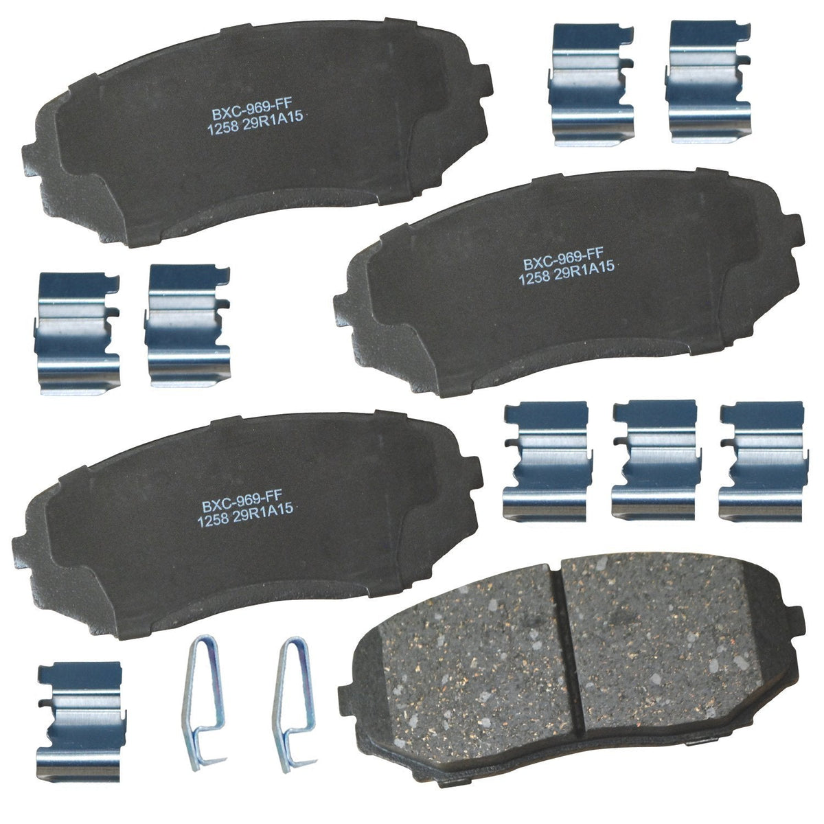 Bendix Premium SBC436A Ceramic Front Brake Pads for Toyota 4Runner 2002-2001, Hilux 2004, Tacoma 1998-1995 Jansha Store