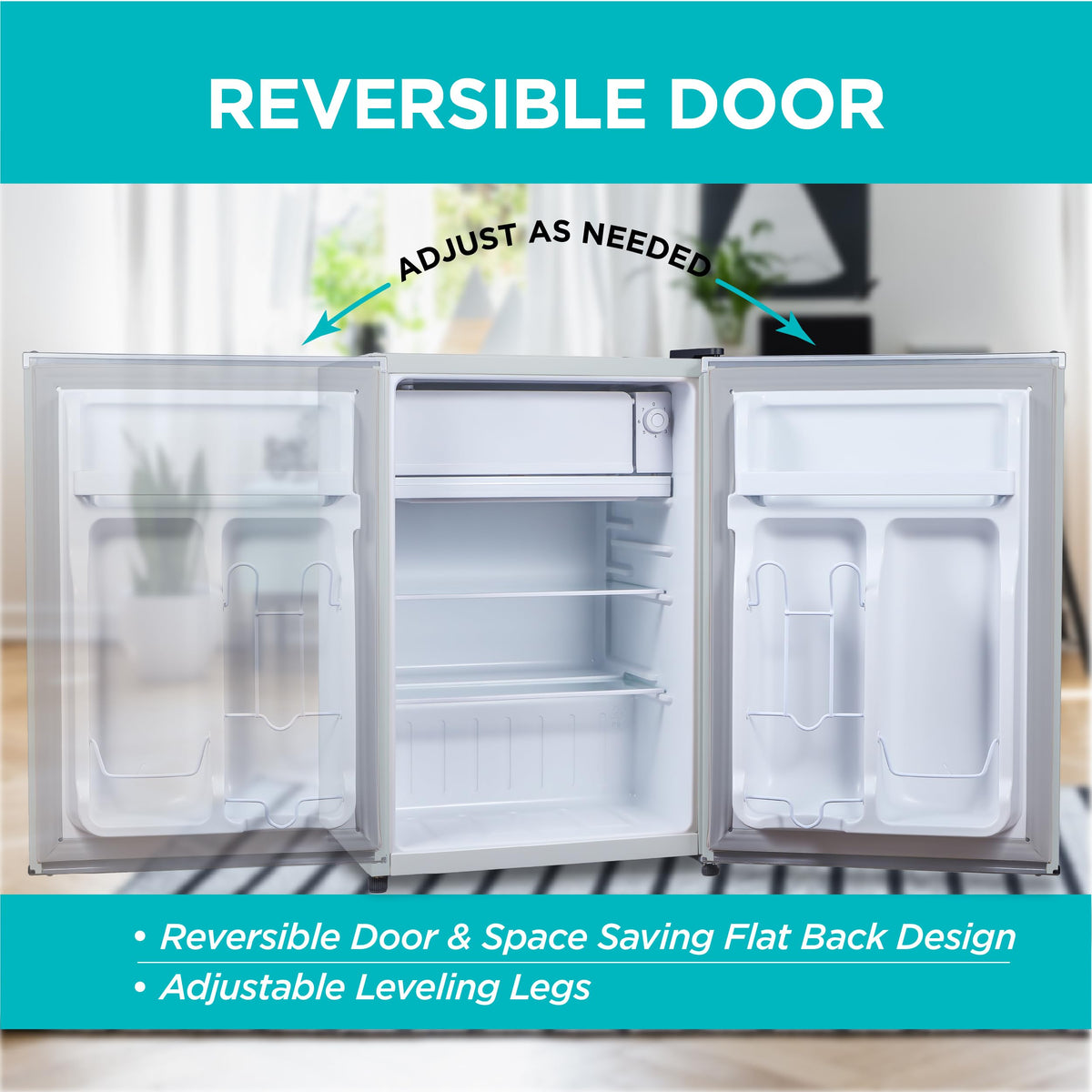 BLACK+DECKER 2.5 Cu. Ft. Compact Refrigerator, Energy Star, BCRK25B, Black Jansha Store