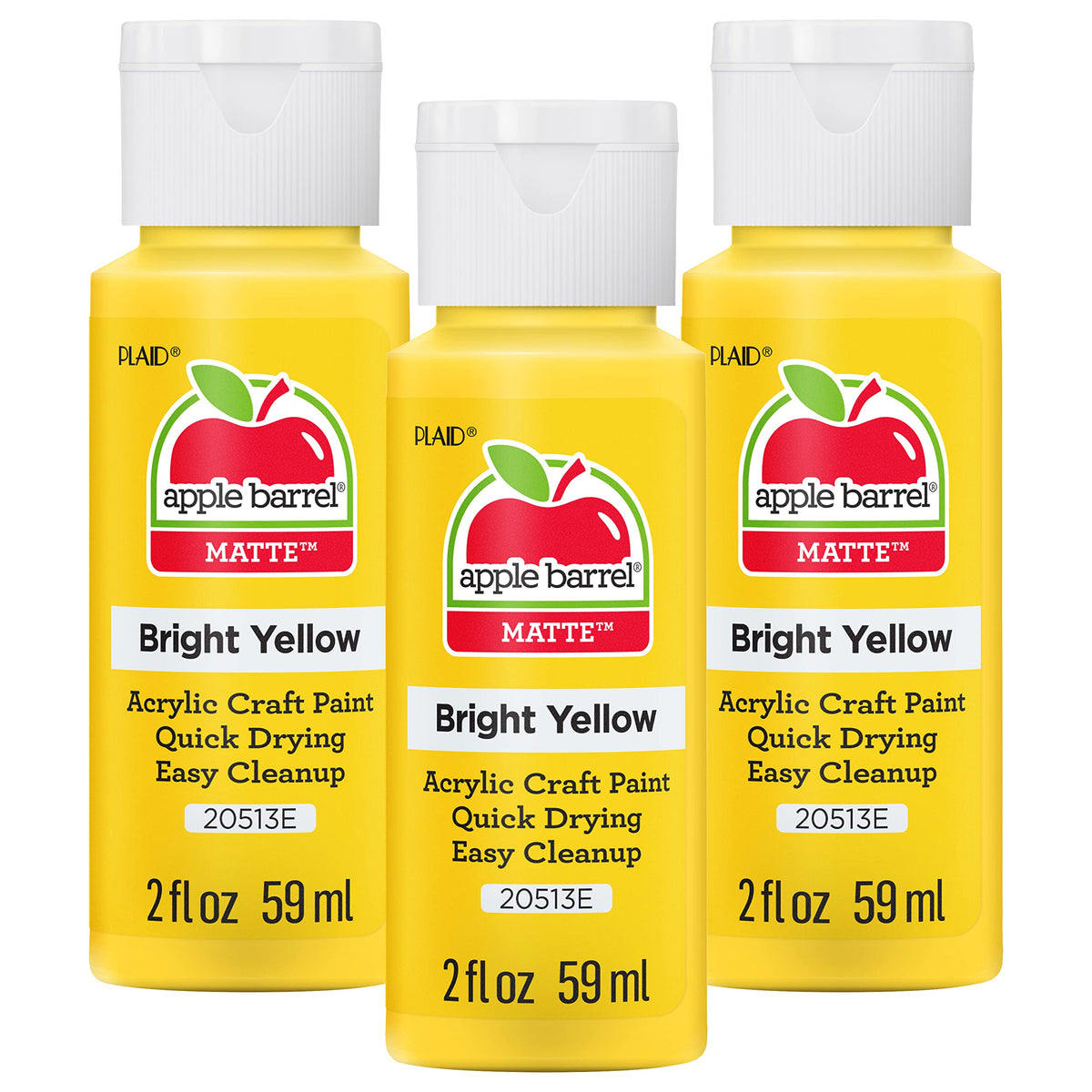 Apple Barrel Acrylic Paint in Assorted Colors (2 Ounce), 20503 White Jansha Store