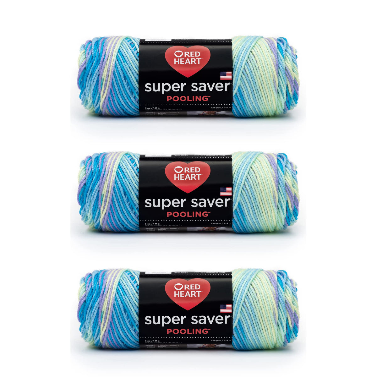 Red Heart Super Saver Yarn for Crocheting & Knitting, Cherry Red, Single Jansha Store