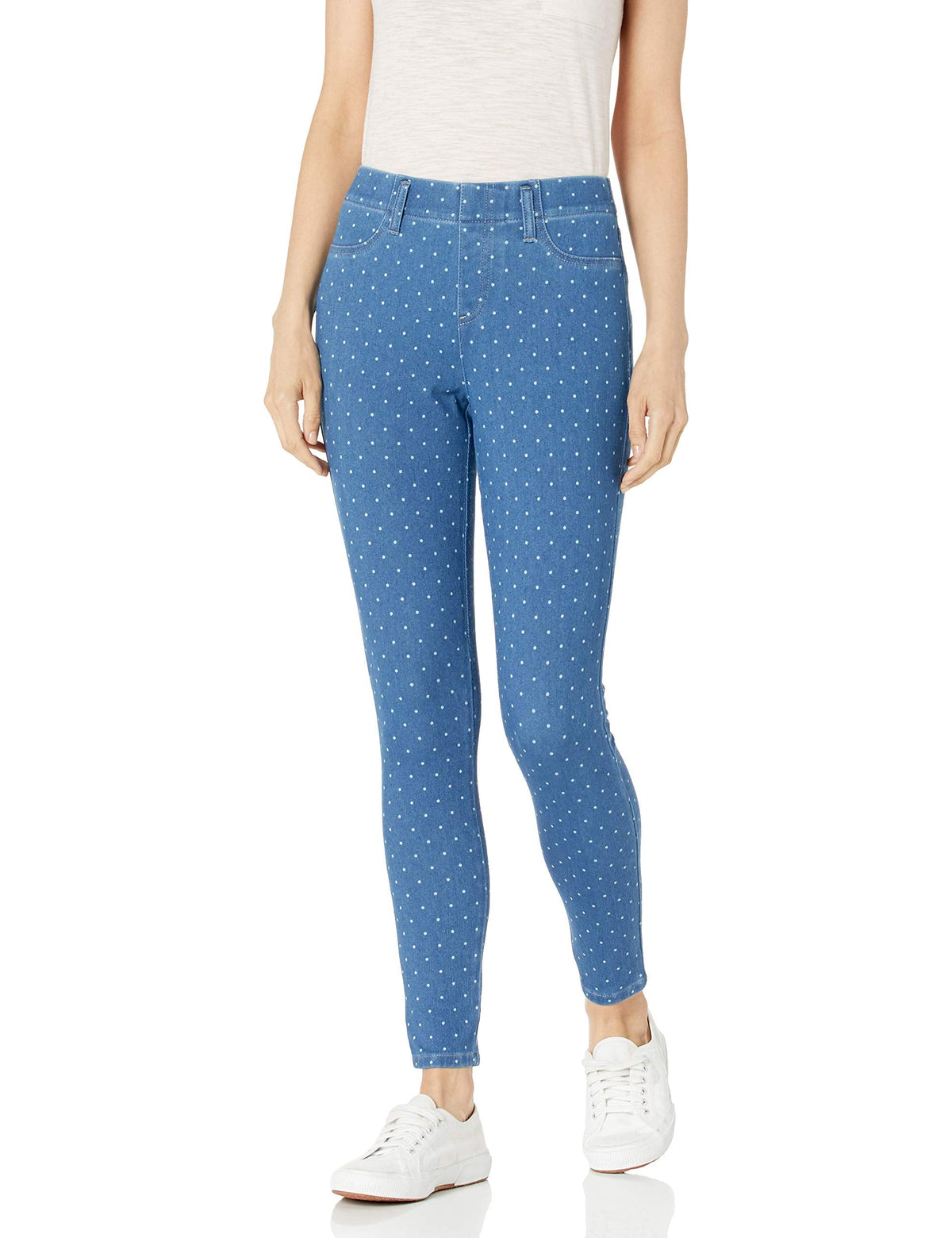 Amazon Essentials Women's Pull-On Mid Rise Stretchy Knit Jegging Jansha Store